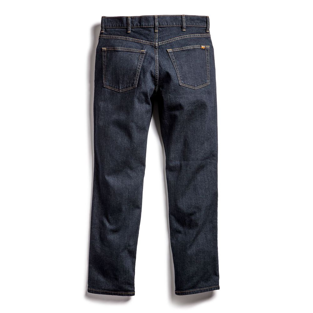 Pantaloni Timberland Barbati Bleumarin - Pro® Grit-N-Grind Modern Fit Flex Denim Work - Romania - YA